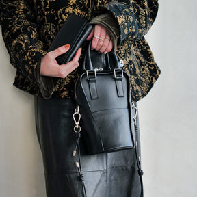 ITTI (イッチ) | HERRIE BALLER'S BAG / RAPTO(ヘリーボーラーズバッグ/ラプト) | レザー ショルダー バッグ かばん 鞄 カバン ユニセックス メンズ レディース ブランド ブラック 黒 black スムース 手持ち ハンド ショルダー 斜め掛け 肩掛け