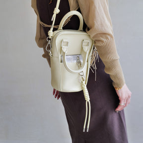 HERRIE BALLER'S BAG / DIPLO SKY (ヘリーボーラーズバッグ / ディプロスカイ) - ITTI (イッチ) | 鞄  かばん カバン バッグ ショルダー ブランド 本革 メンズ レディース アイボリー 白 オフホワイト 生成り 手持ち
