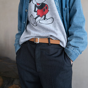 HERRIE HOLELESS BELT / DIPLO JP｜ホールレスベルト 真鍮バックル 本革ベルト メンズ レディース ブランド｜ITTI（イッチ）公式