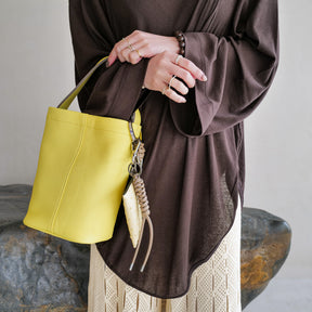 MARY BUCKET SHOULDER MINI / DIPLO SKY｜上品ミニバケットバッグ｜ITTI（イッチ）公式