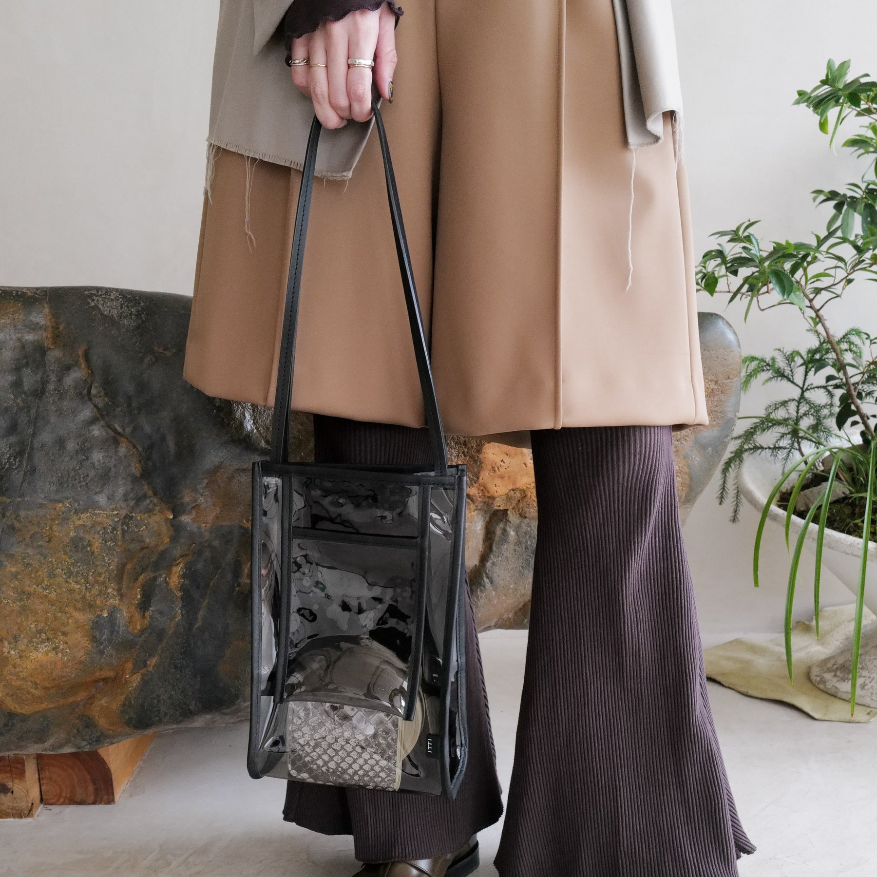 MICHELLE OUTPOCKET ONEMILE TOTE / HYOMA｜PVC トートバッグ コラボ メンズ レディース｜ITTI（イッチ）公式