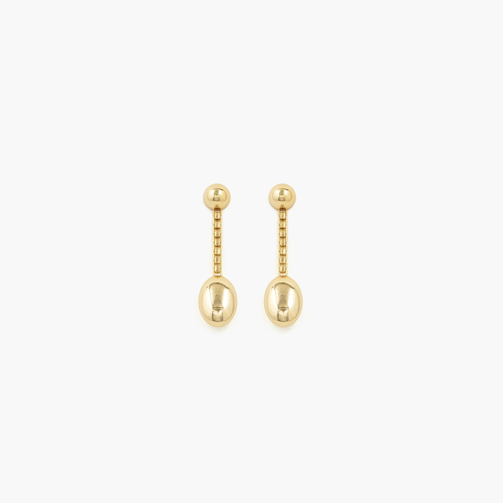 Reflection Long Earrings - GOLD / RAGBAG (リフレクションロング 