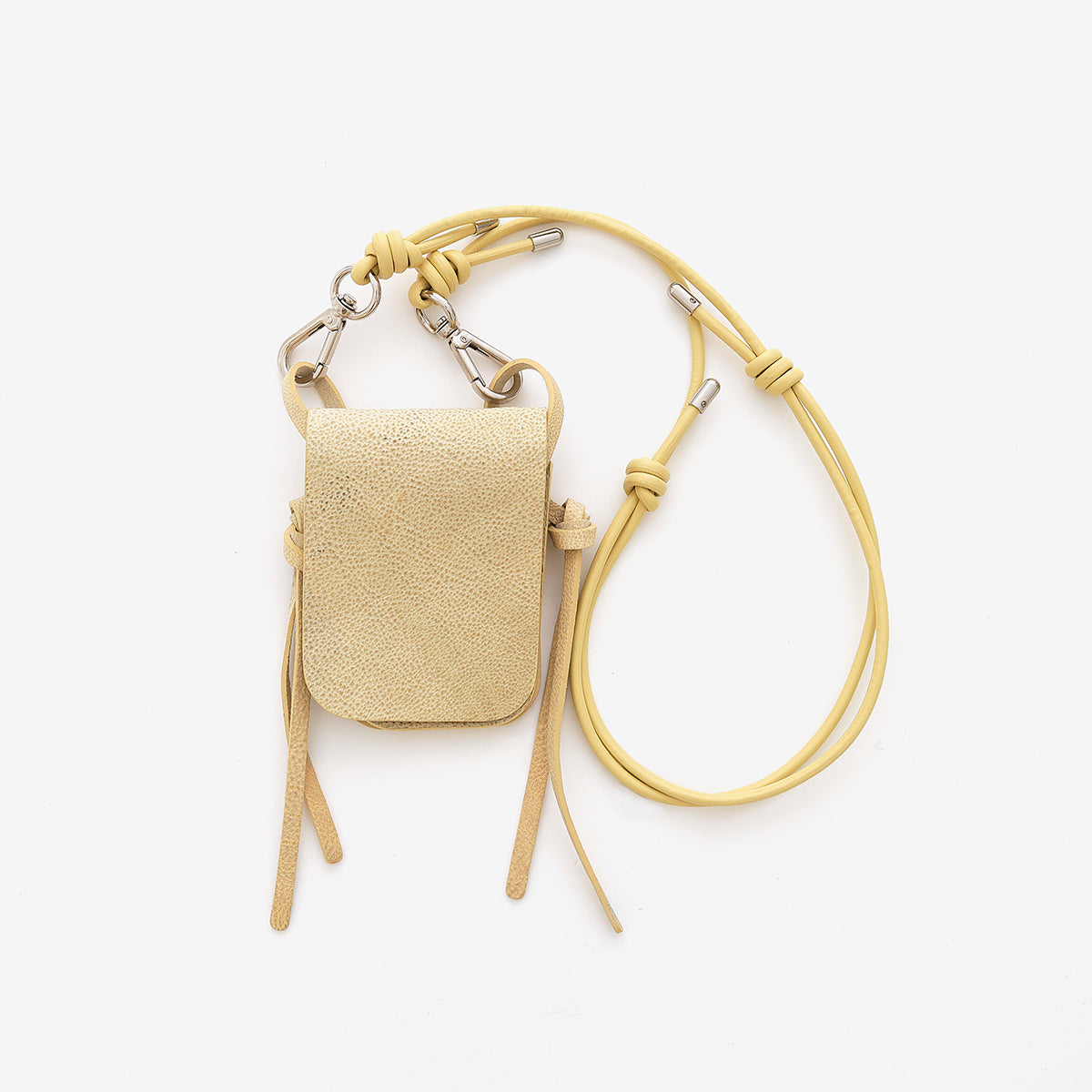イッチー　ITTI HERRIE TINY MEDICINE POUCH HERRIE TINY MEDICINE POUCH / SHIRO｜白鞣し革 ネックポーチ レザー