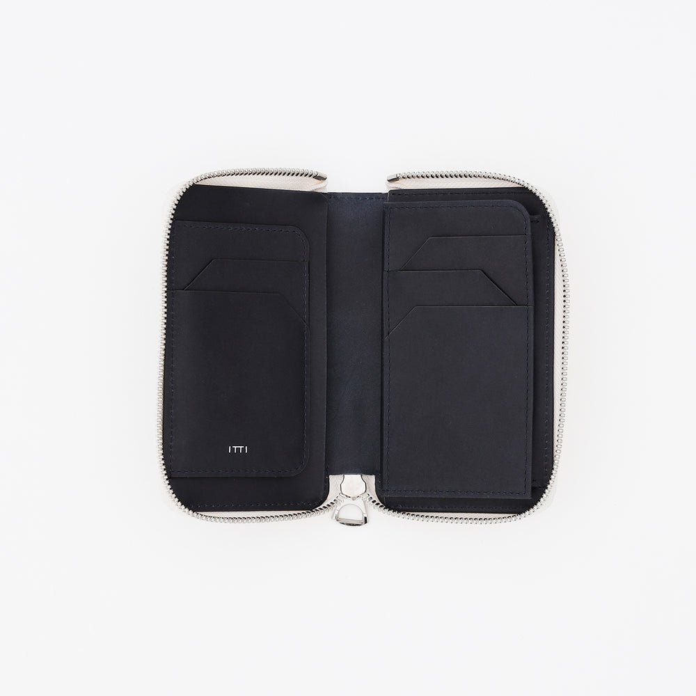 CRISTY SMART MID WLT.5｜希少無染色ヒマラヤクロコ財布｜天然グラデーションが生む気品｜ITTI（イッチ）公式